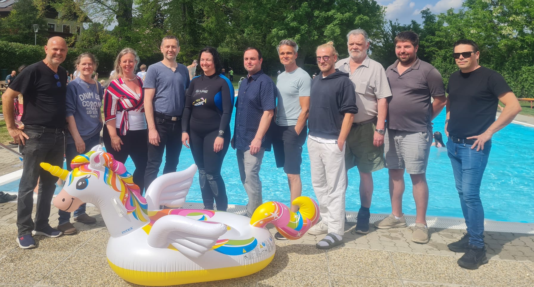 Schwimmbad-Eröffnung mit neuem Pächter